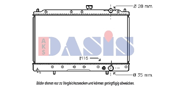 Radiator, engine cooling (141100N)
