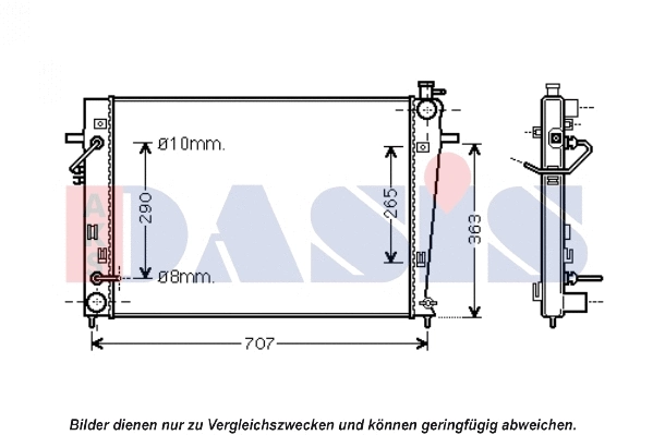 Radiator, engine cooling (560064N)
