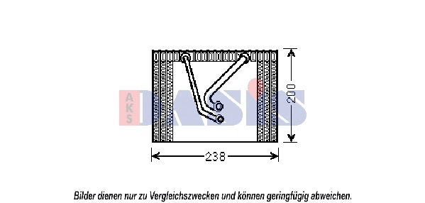Evaporator, air conditioning (820309N)
