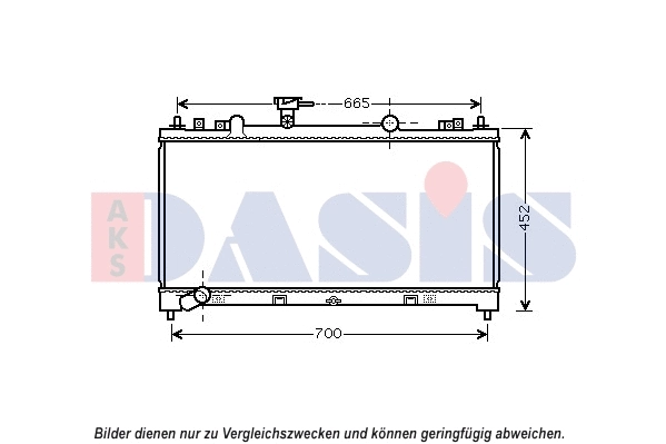 Radiator, engine cooling (110078N)