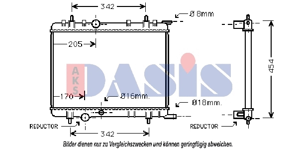 Radiator, engine cooling (061100N)