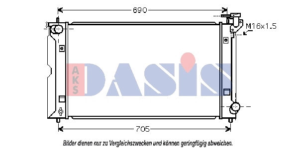 Radiator, engine cooling (210141N)