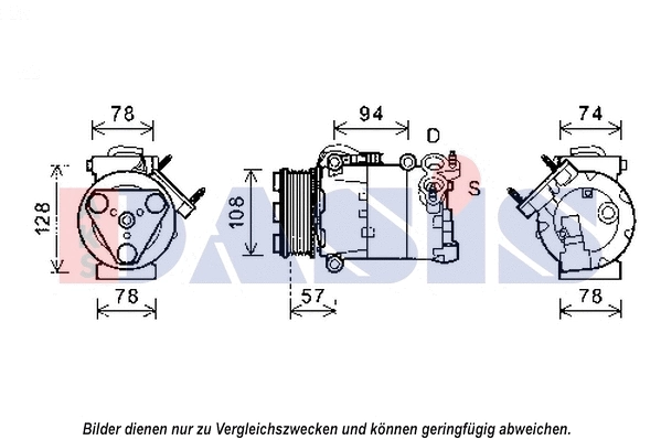 Compressor, air conditioning (852556N)