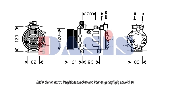 Compressor, air conditioning (851381N)