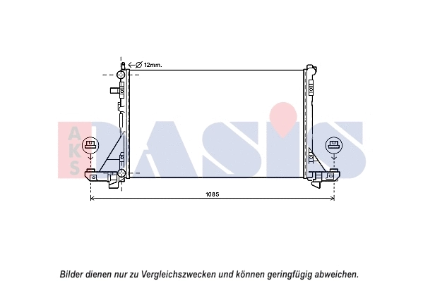 Radiator, engine cooling (180101N)
