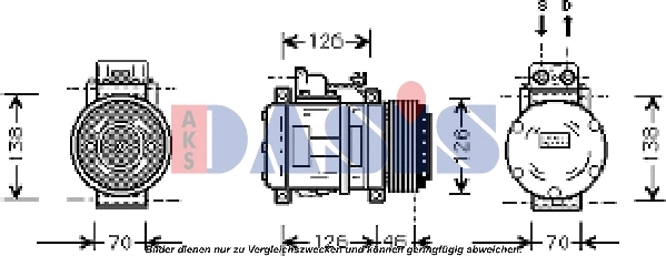 Compressor, air conditioning (851402N)