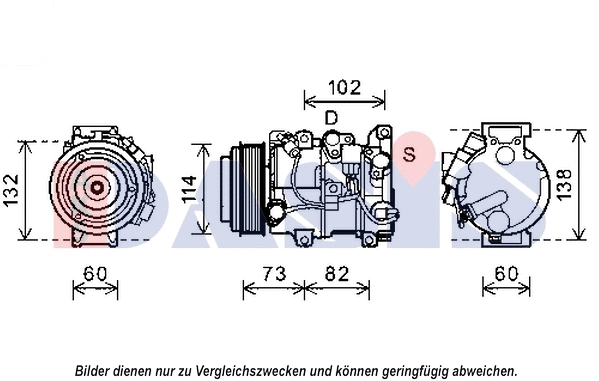 Compressor, air conditioning (852639N)