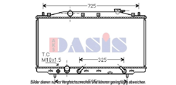 Radiator, engine cooling (100066N)