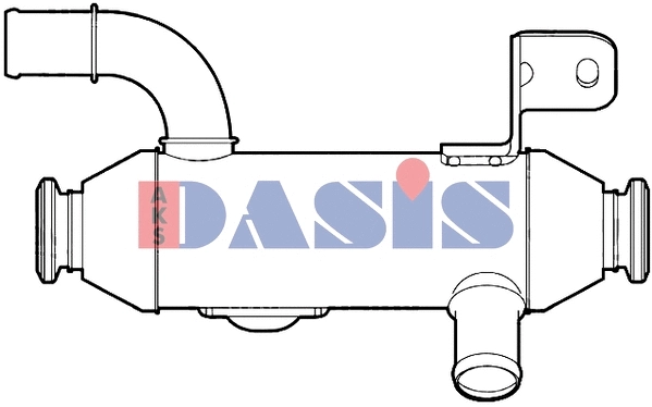 Cooler, exhaust gas recirculation (060071N)