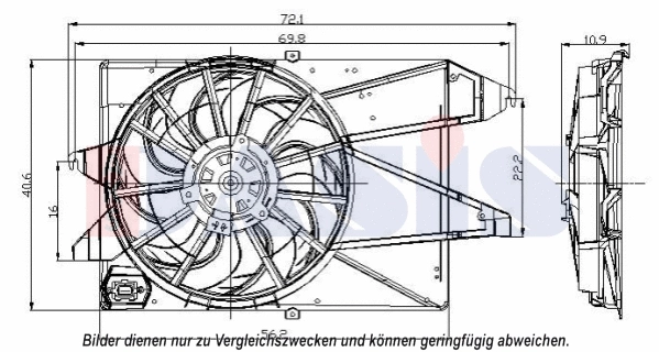 Fan, engine cooling (098115N)