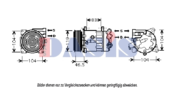 Compressor, air conditioning (851872N)