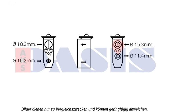 Expansion Valve, air conditioning (840191N)