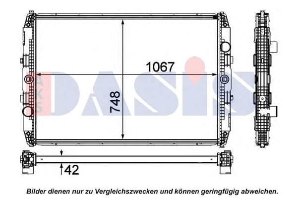 Radiator, engine cooling (260024N)