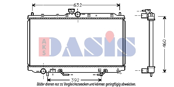 Radiator, engine cooling (140056N)