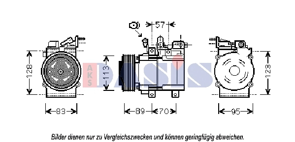 Compressor, air conditioning (851844N)