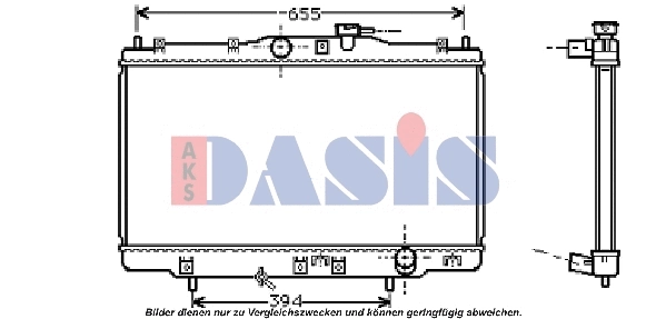 Radiator, engine cooling (101270N)