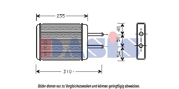Heat Exchanger, interior heating (569000N)