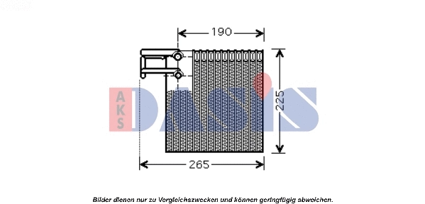 Evaporator, air conditioning (820265N)