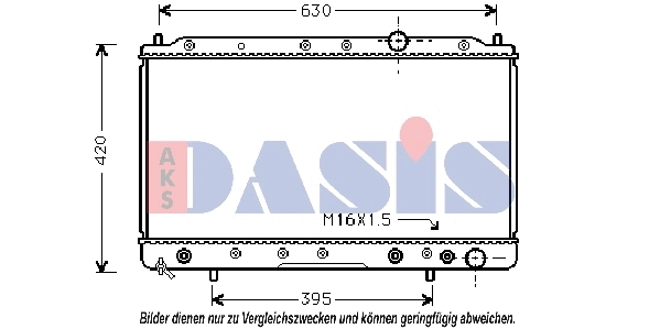 Radiator, engine cooling (140950N)