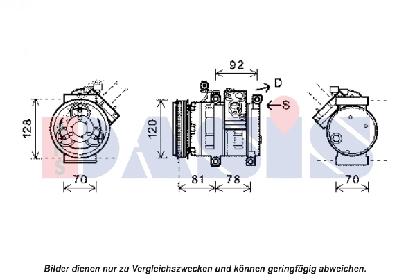 Compressor, air conditioning (851935N)
