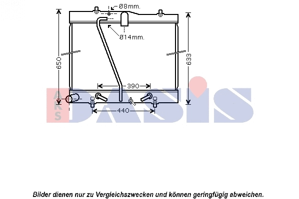 Radiator, engine cooling (210191N)