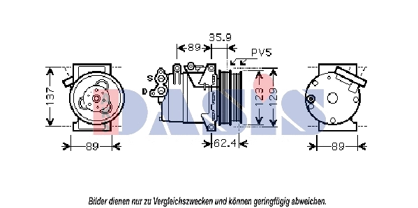 Compressor, air conditioning (851829N)