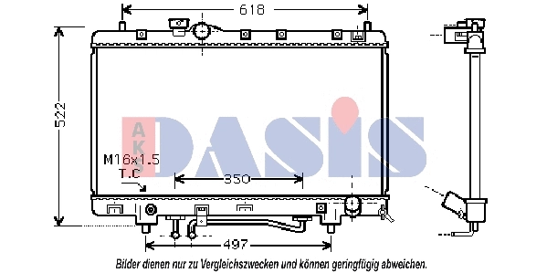 Radiator, engine cooling (210119N)