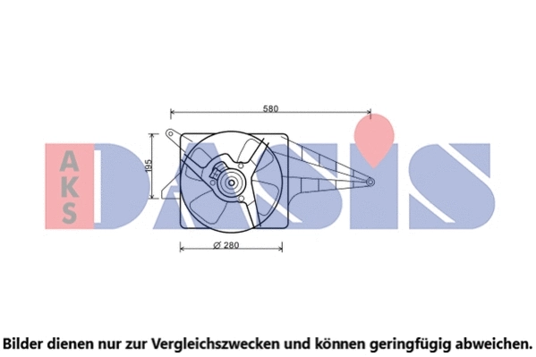 Fan, engine cooling (158129N)