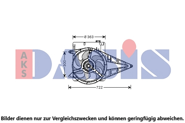 Fan, engine cooling (158127N)