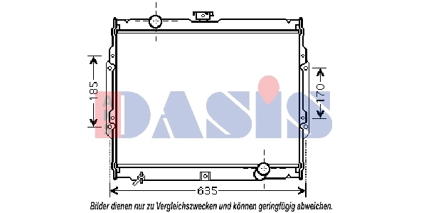 Radiator, engine cooling (560021N)