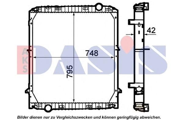 Radiator, engine cooling (400041N)