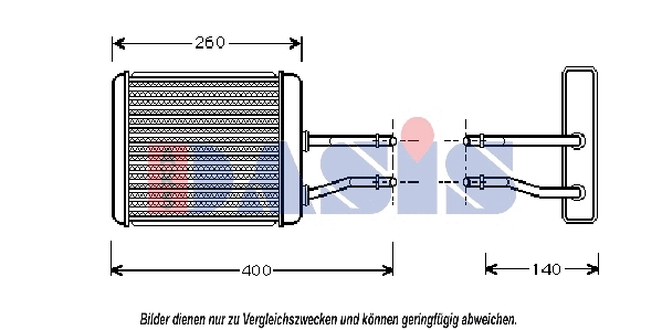 Heat Exchanger, interior heating (019006N)