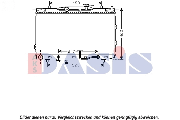 Radiator, engine cooling (510095N)