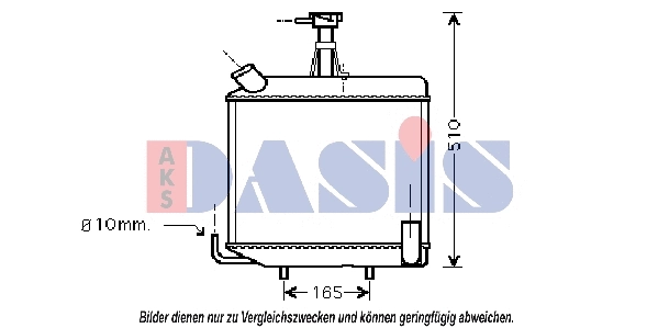 Radiator, engine cooling (020000N)