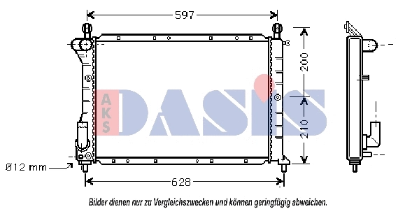 Radiator, engine cooling (081610N)