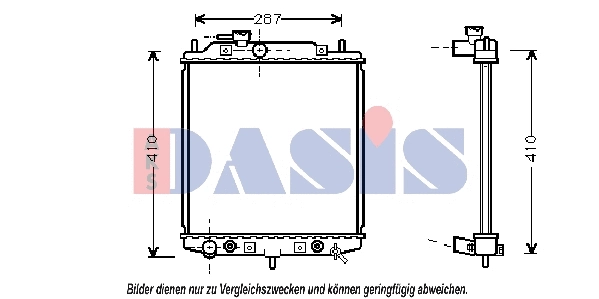 Radiator, engine cooling (360012N)