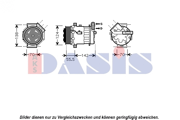 Compressor, air conditioning (850387N)