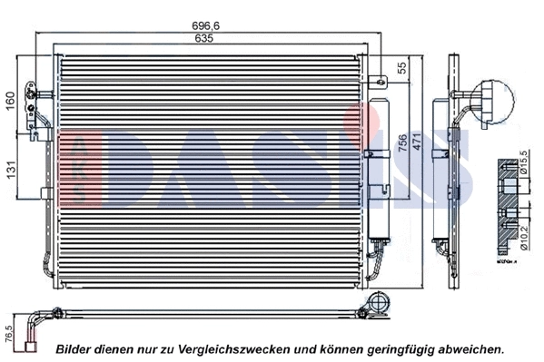 Condenser, air conditioning (372015N)