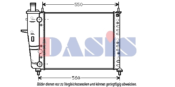 Radiator, engine cooling (081480N)