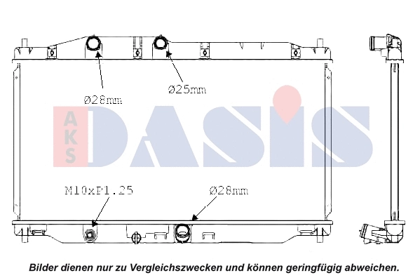 Radiator, engine cooling (100083N)