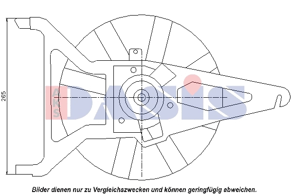 Fan, engine cooling (068025N)