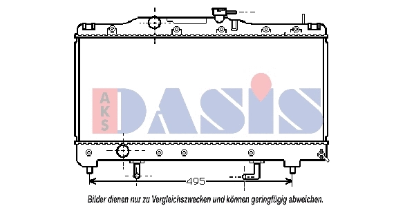 Radiator, engine cooling (210680N)