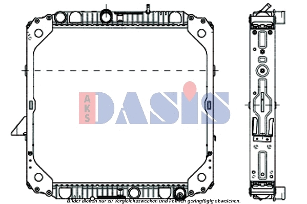 Radiator, engine cooling (131810N)