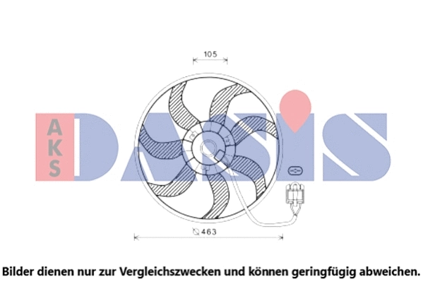 Fan, engine cooling (158139N)