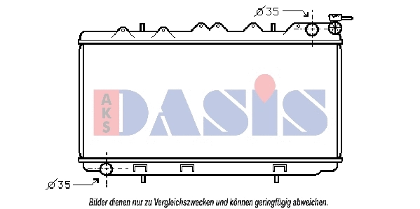 Radiator, engine cooling (070790N)