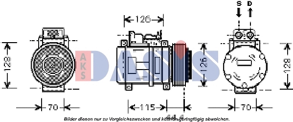 Compressor, air conditioning (851403N)