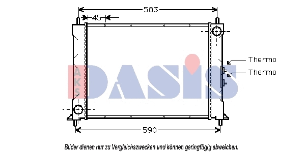 Radiator, engine cooling (370390N)