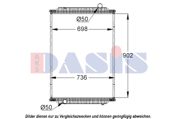 Radiator, engine cooling (390014S)