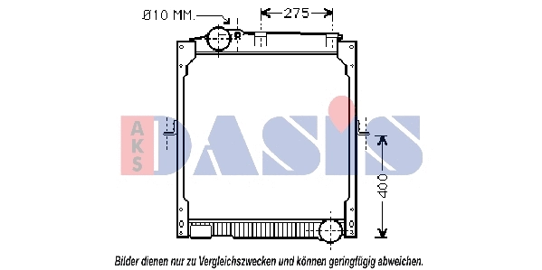 Radiator, engine cooling (130033N)
