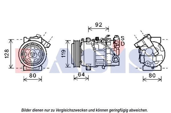 Compressor, air conditioning (852612N)